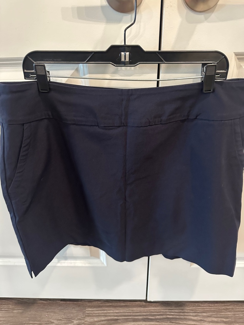 Navy Mini Golf Skirt with Side Pockets